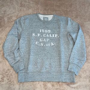 GAP CREW COTTON SWEATSHIRT